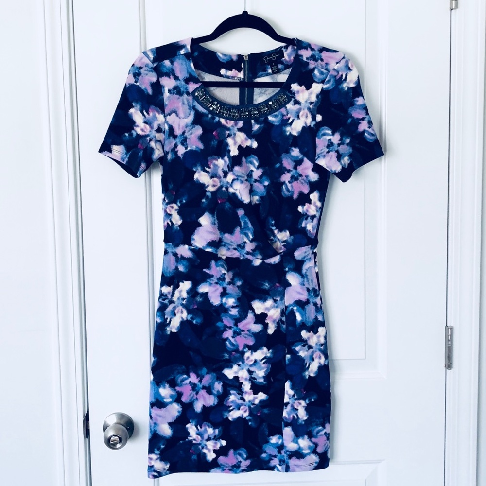 Jessica Simpson Blue Floral  Dress